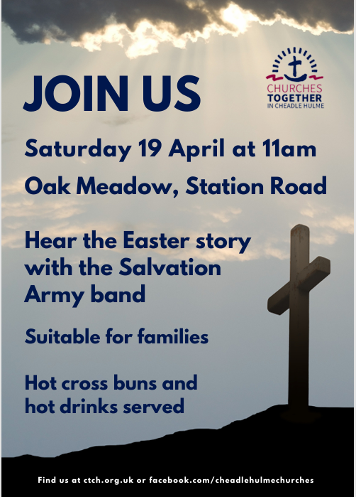Poster; Service, Oak Meadow. April 19th. 11am. 