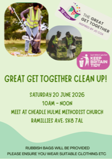 Poster for a litter pick on June 20th