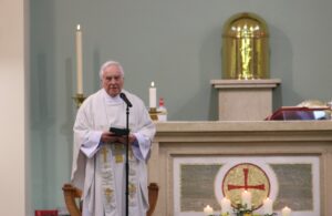 Fr Chris McCurry at St Anns